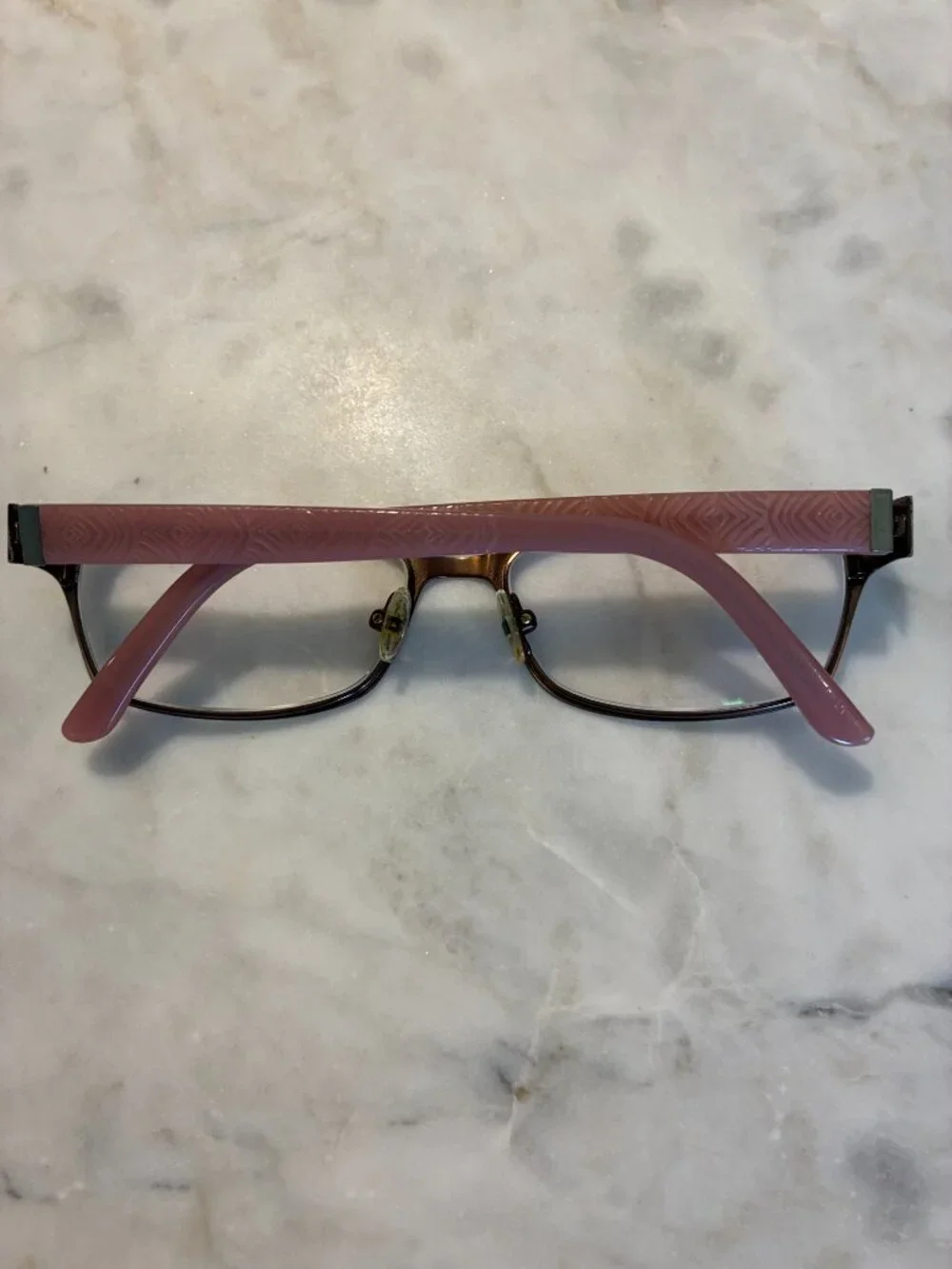 Nicole Miller New York Amsterdam Brown/Pink Authentic Eyeglasses Frames 53-15